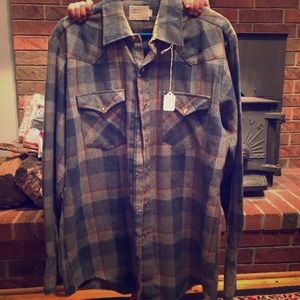 H Bar C Men's Ranchwear Pearl Button Shirt